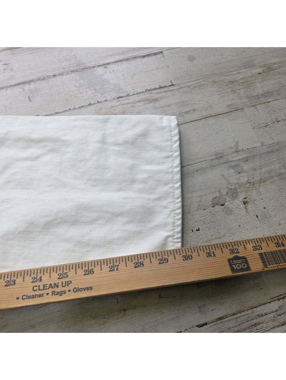 Vintage Levi's 501 Jeans 30x32 (*Fits 28x30) White Denim Button-Fly Classic - Picture 8 of 9